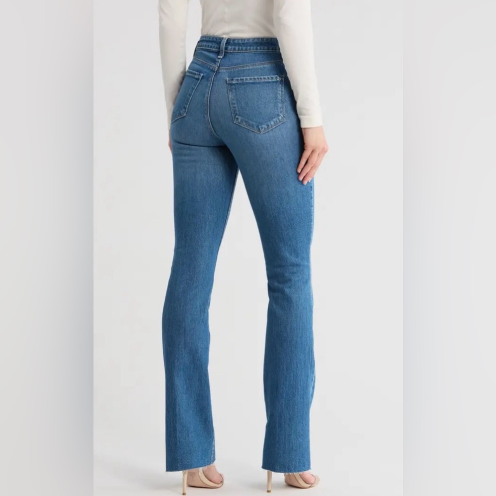 L'AGENCE Ruth Raw Hem Straight Leg Jeans